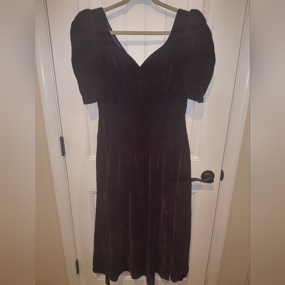 Vintage Velvet Formal Dress